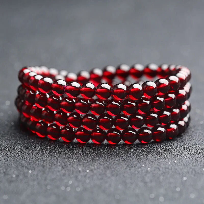 Garnet Gemstone Bracelet