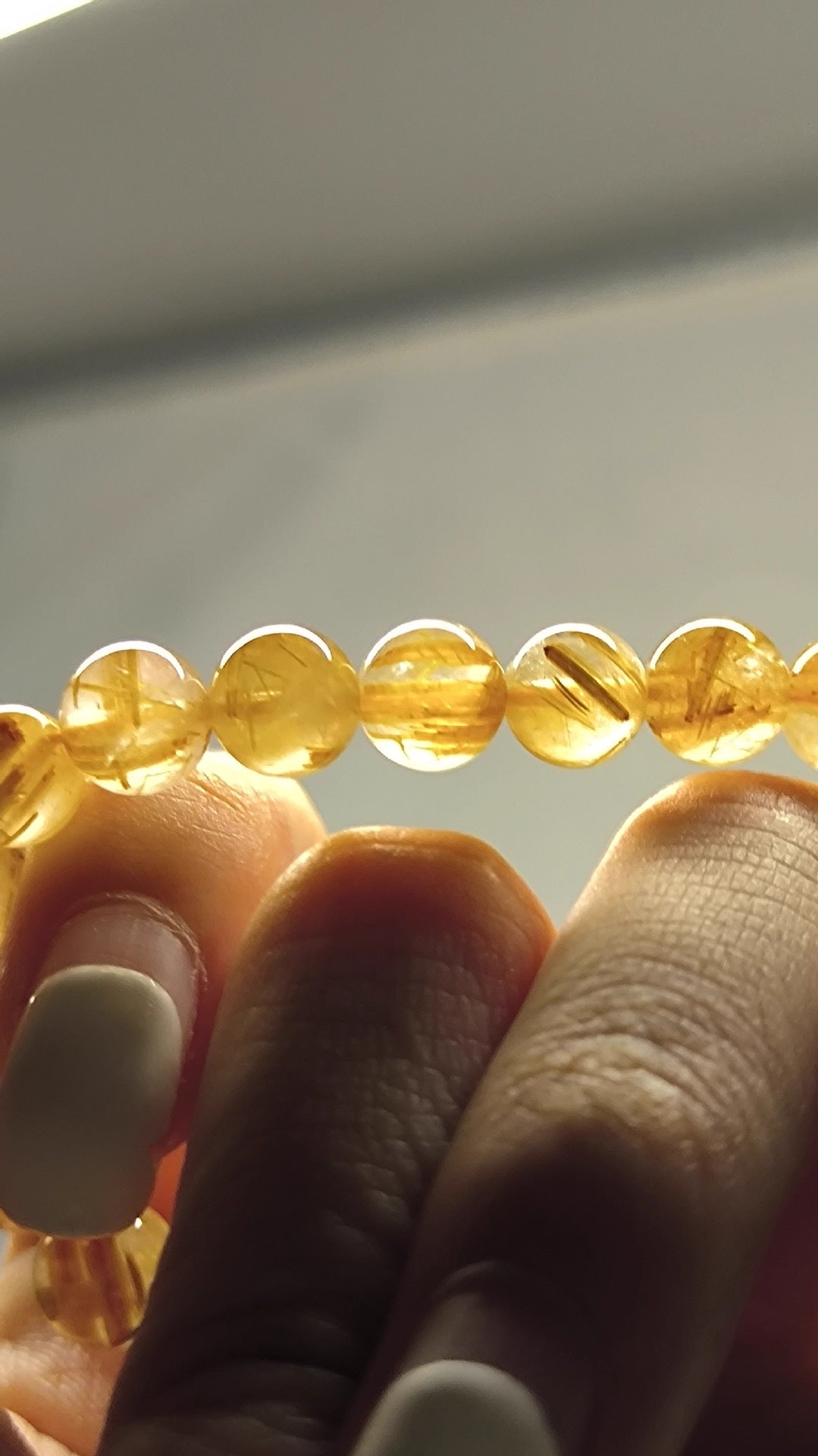 Rutilated Quartz Bracelet